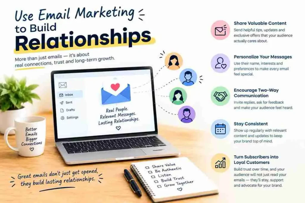 Email marketing to build strong customer relationships online